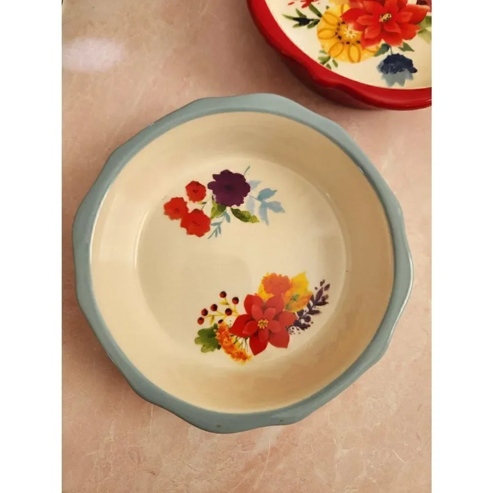 Julia Minasian ceramic cupcake stands pioneer women mini pie plate bundle Joyce